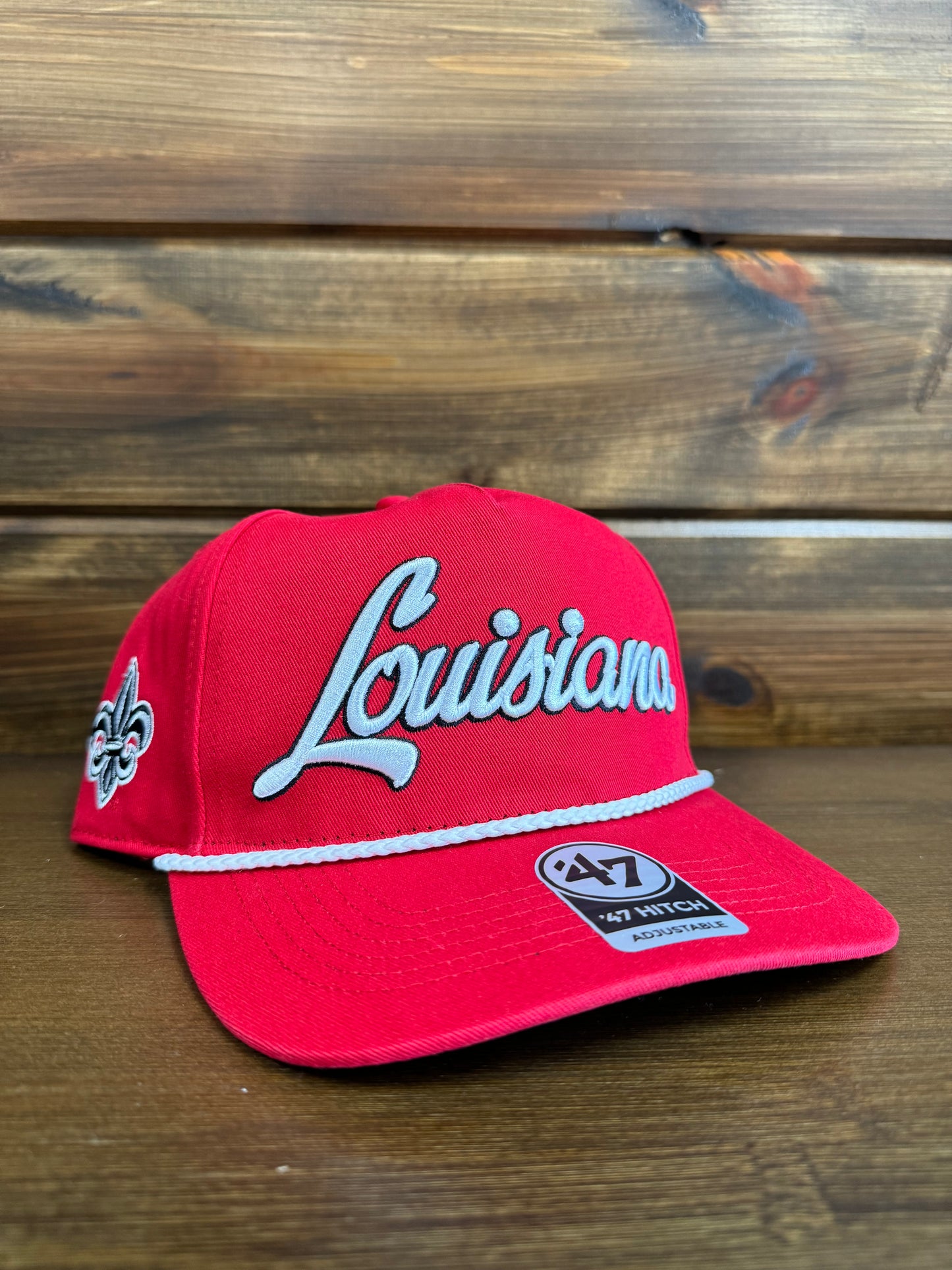 Ragin Cajun Red Overhead Hitch Cap