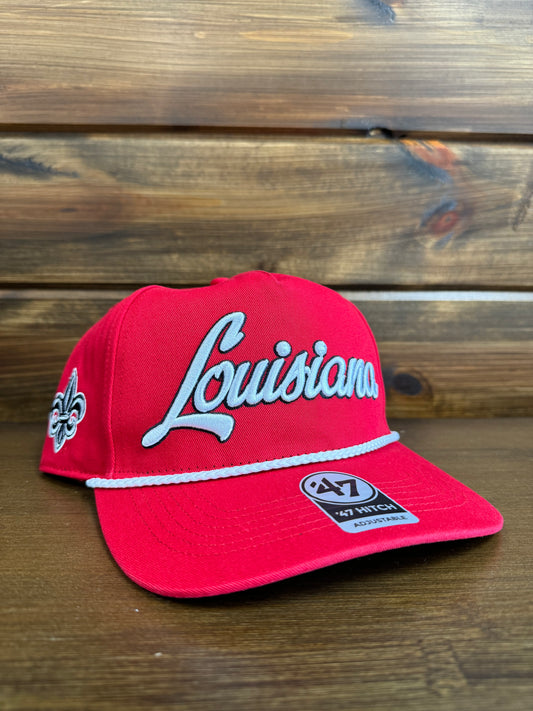 Ragin Cajun Red Overhead Hitch Cap