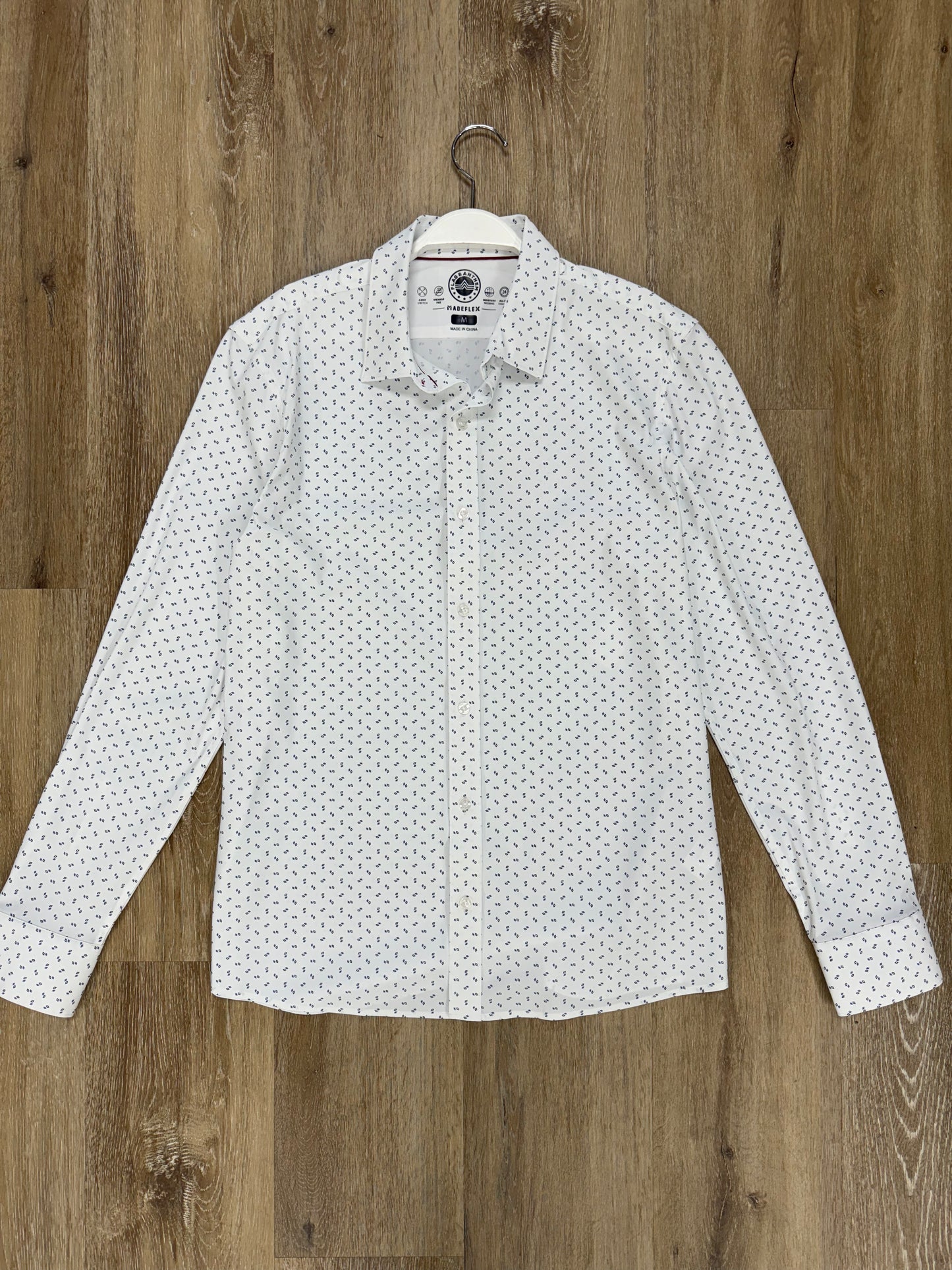 Westover Geo Print Journey Shirt - White