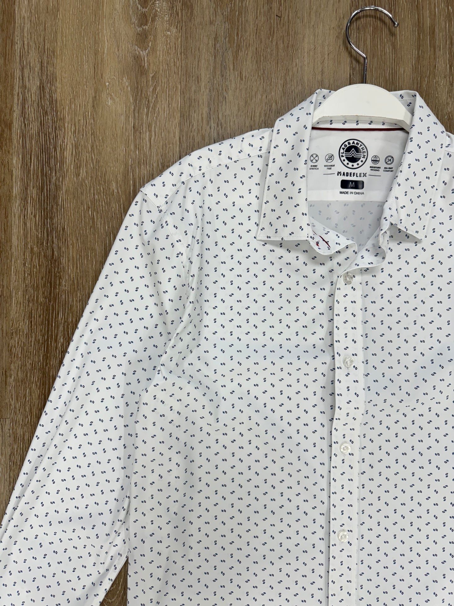 Westover Geo Print Journey Shirt - White