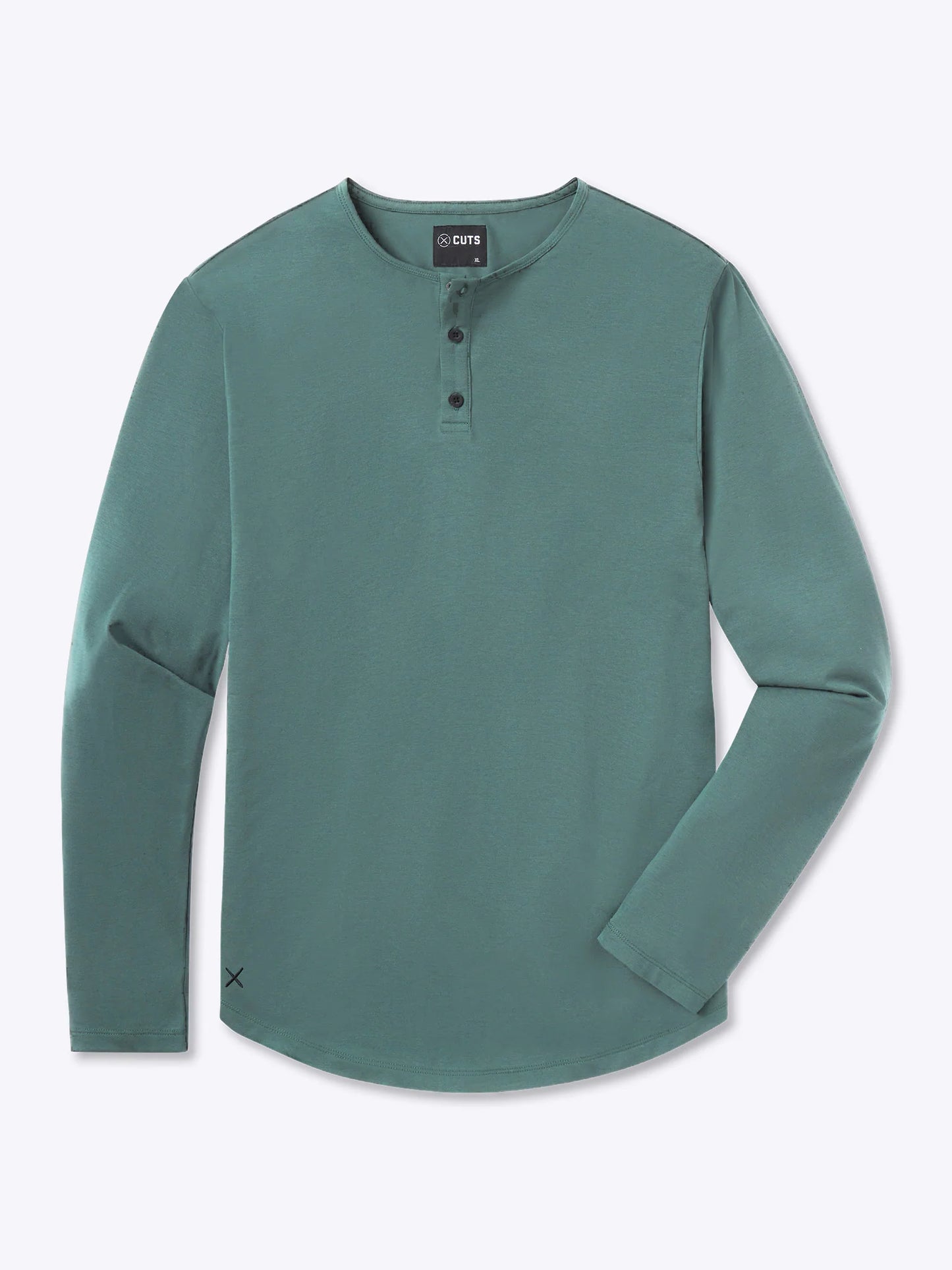 AO Henley Long Sleeve Tee - Juniper