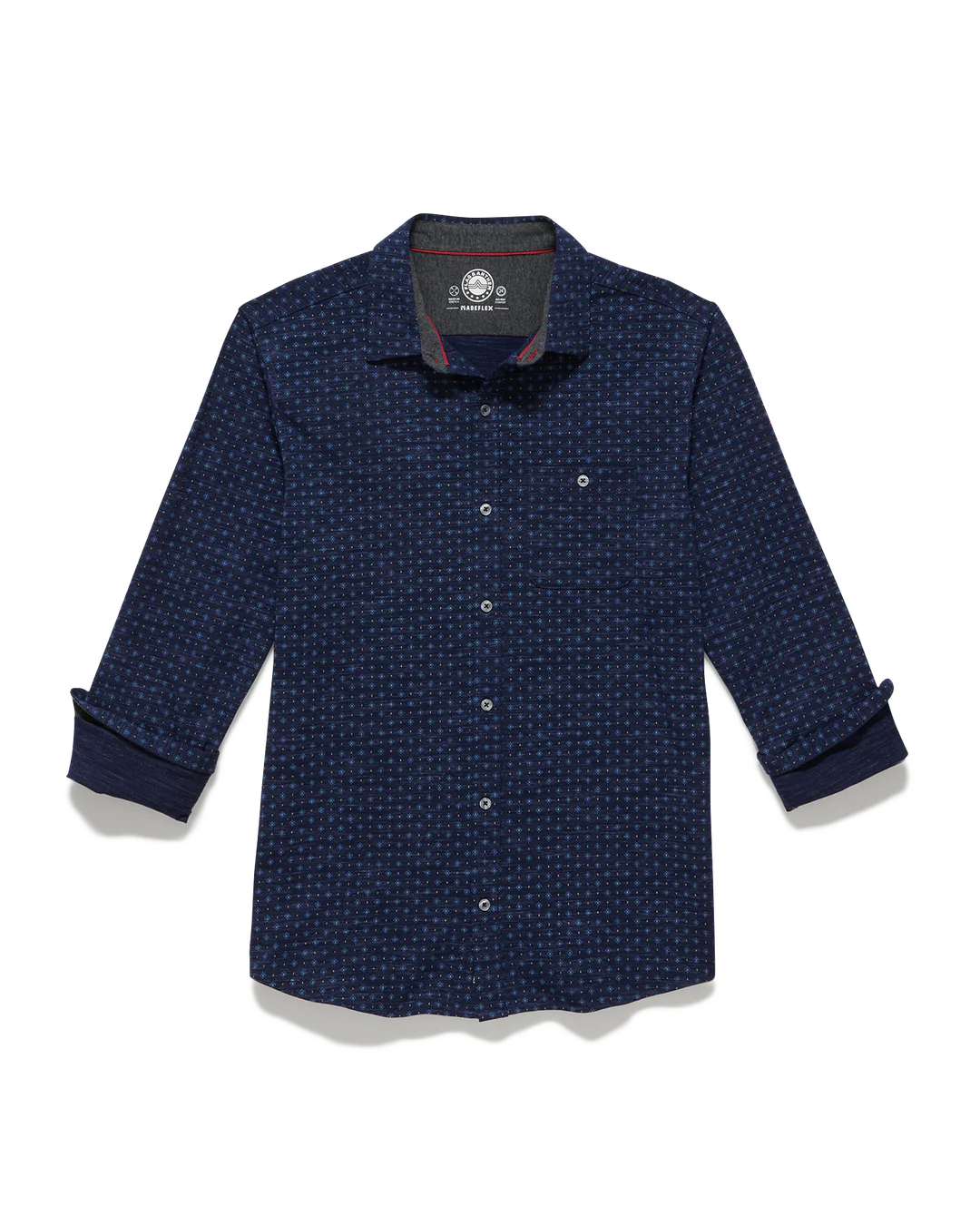 Jersey Stretch Performance Shirt - Navy Heather