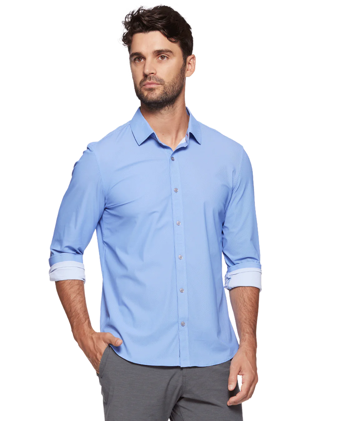 Madeflex Performance Button Down - Blue