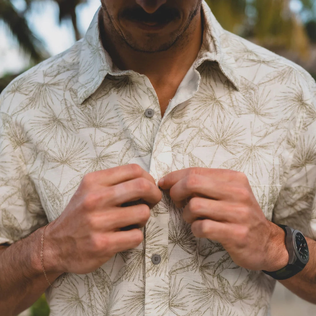 Rumfront Short Sleeve Shirt - Tan