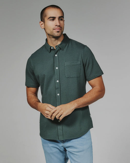 Bennet Short Sleeve Shirt - Basil