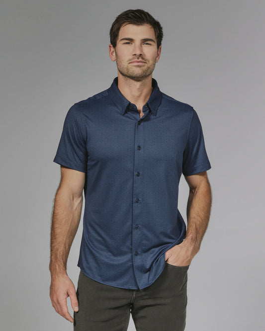 Ludlow Short Sleeve Shirt - Midnight