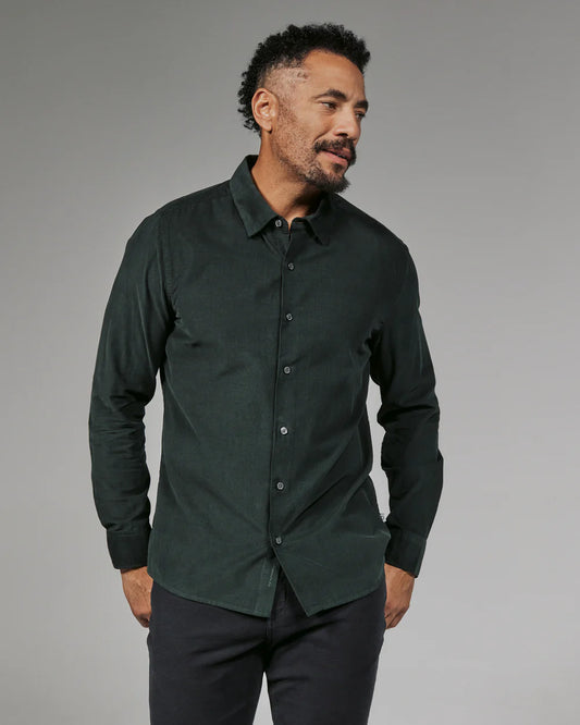 Heritage Corduroy Shirt - Basil