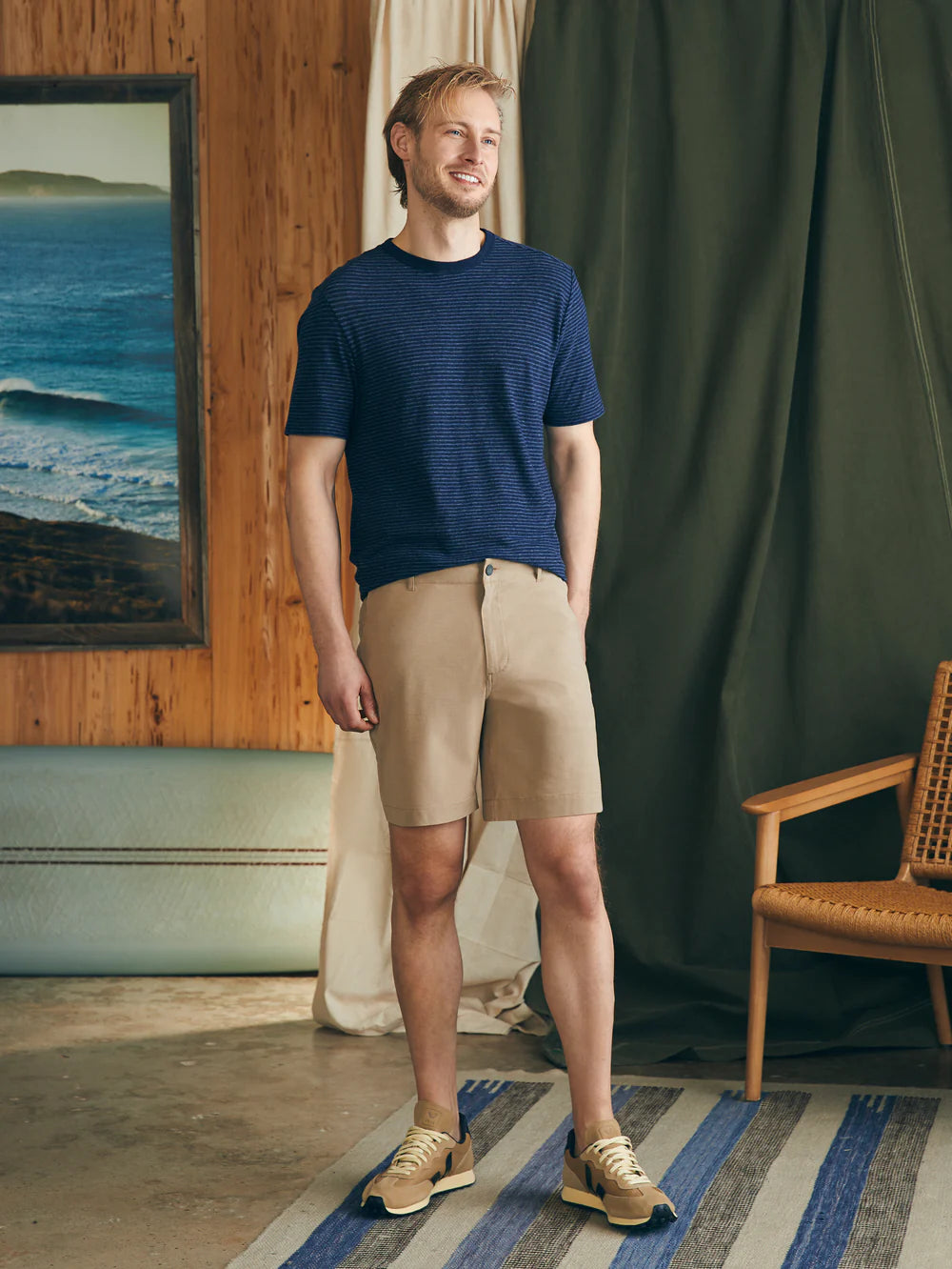 Faherty All Day Shorts - Khaki