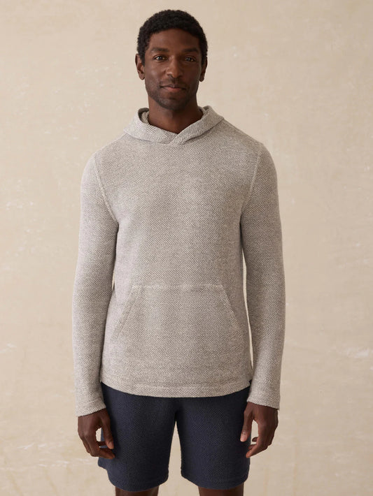 Faherty Whitewater Hoodie - Grey Shell Loop