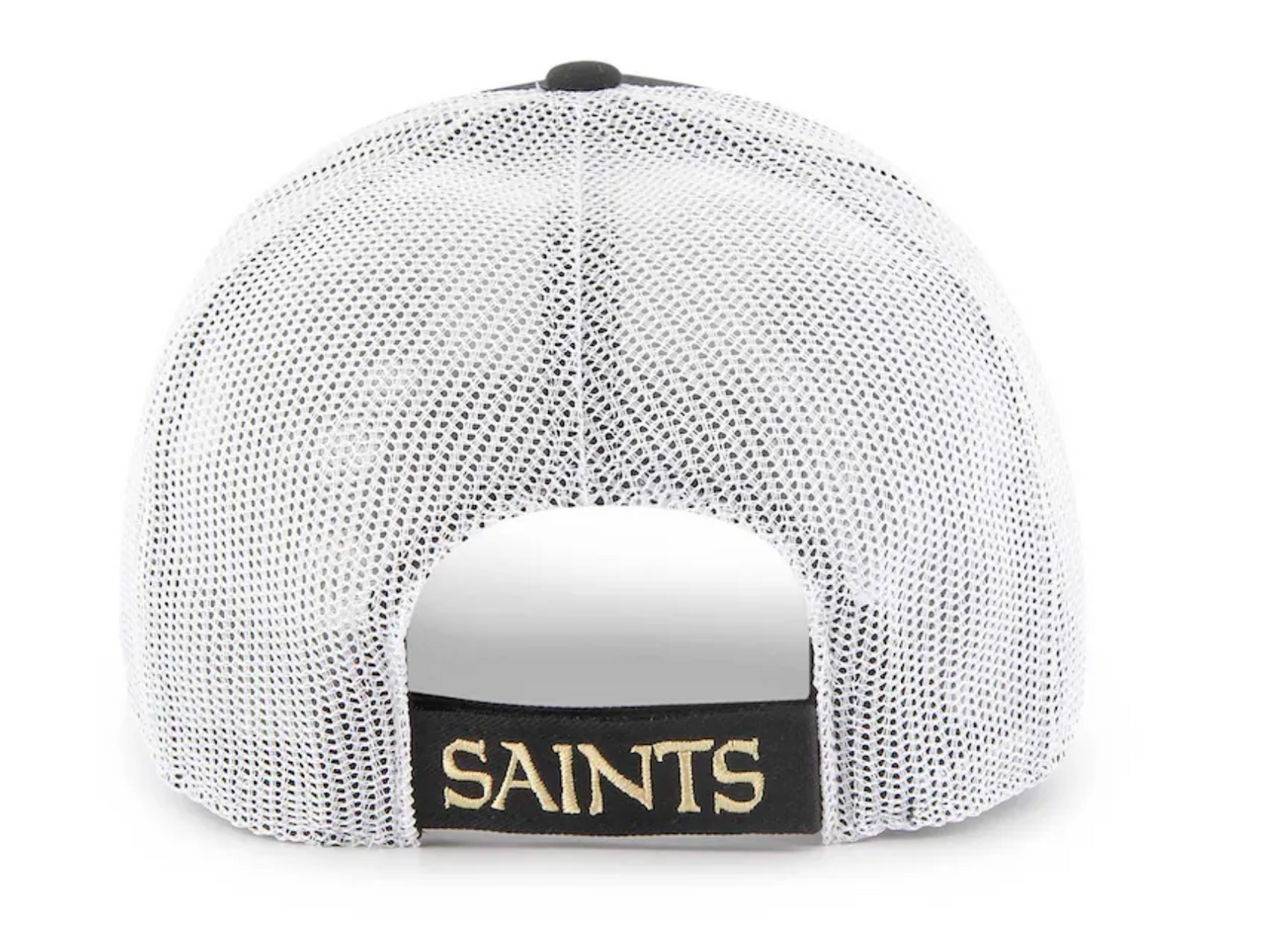 New Orleans Saints Drifter Adjustable Trucker Hat -Black/White