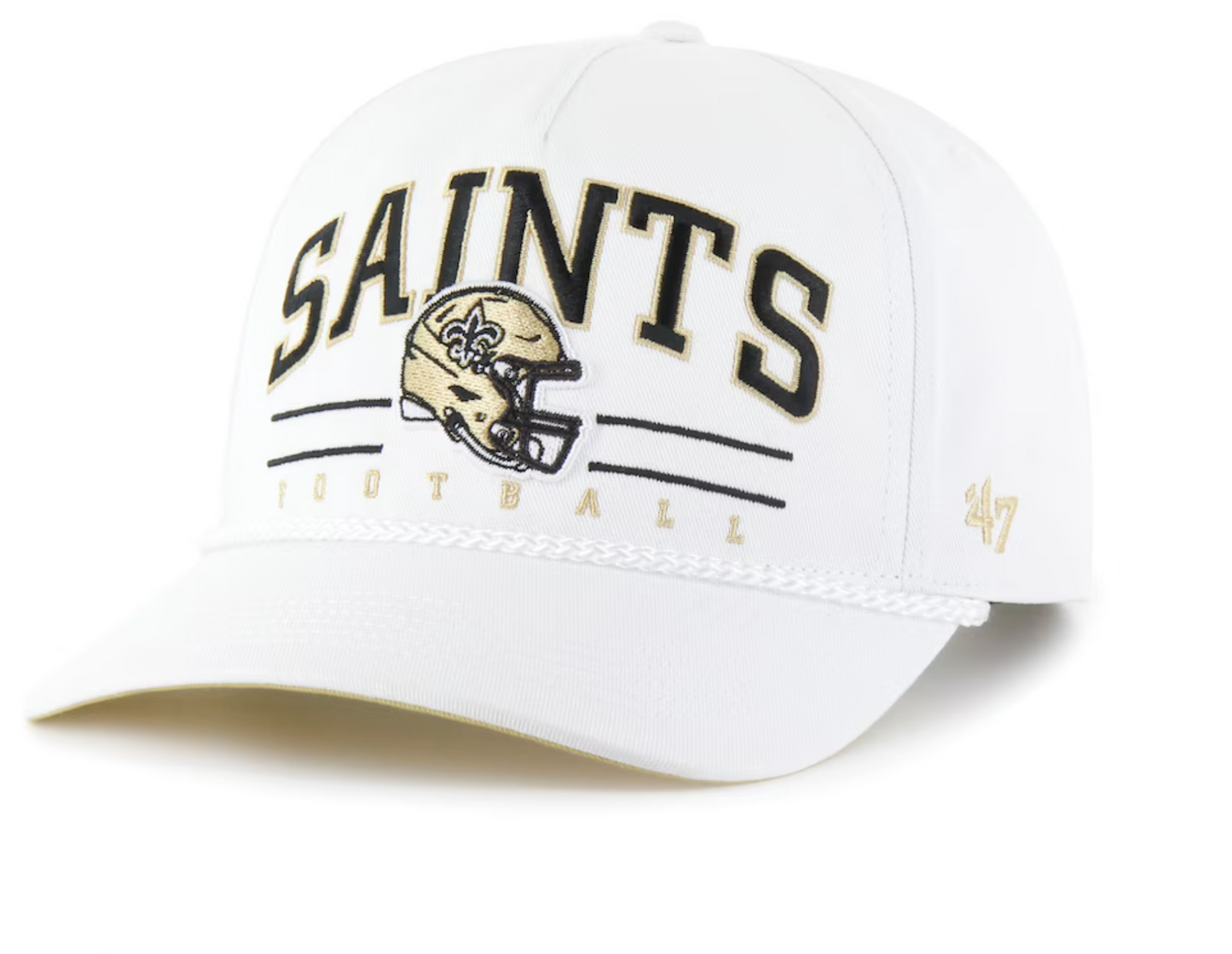 New Orleans Saints Roscoe Hitch Adjustable Hat - White