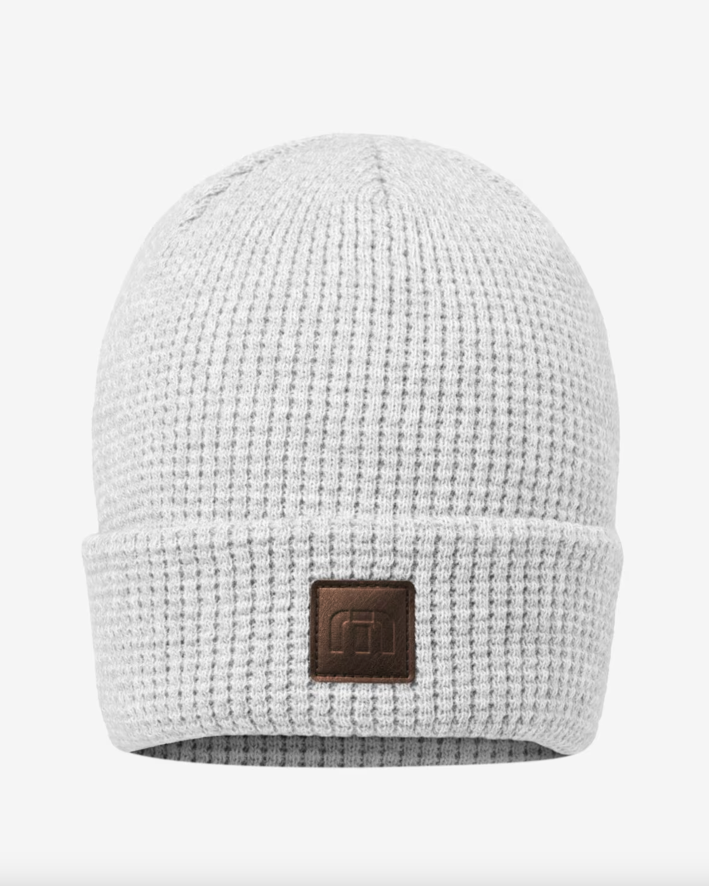 Cloud Waffle Beanie - Grey