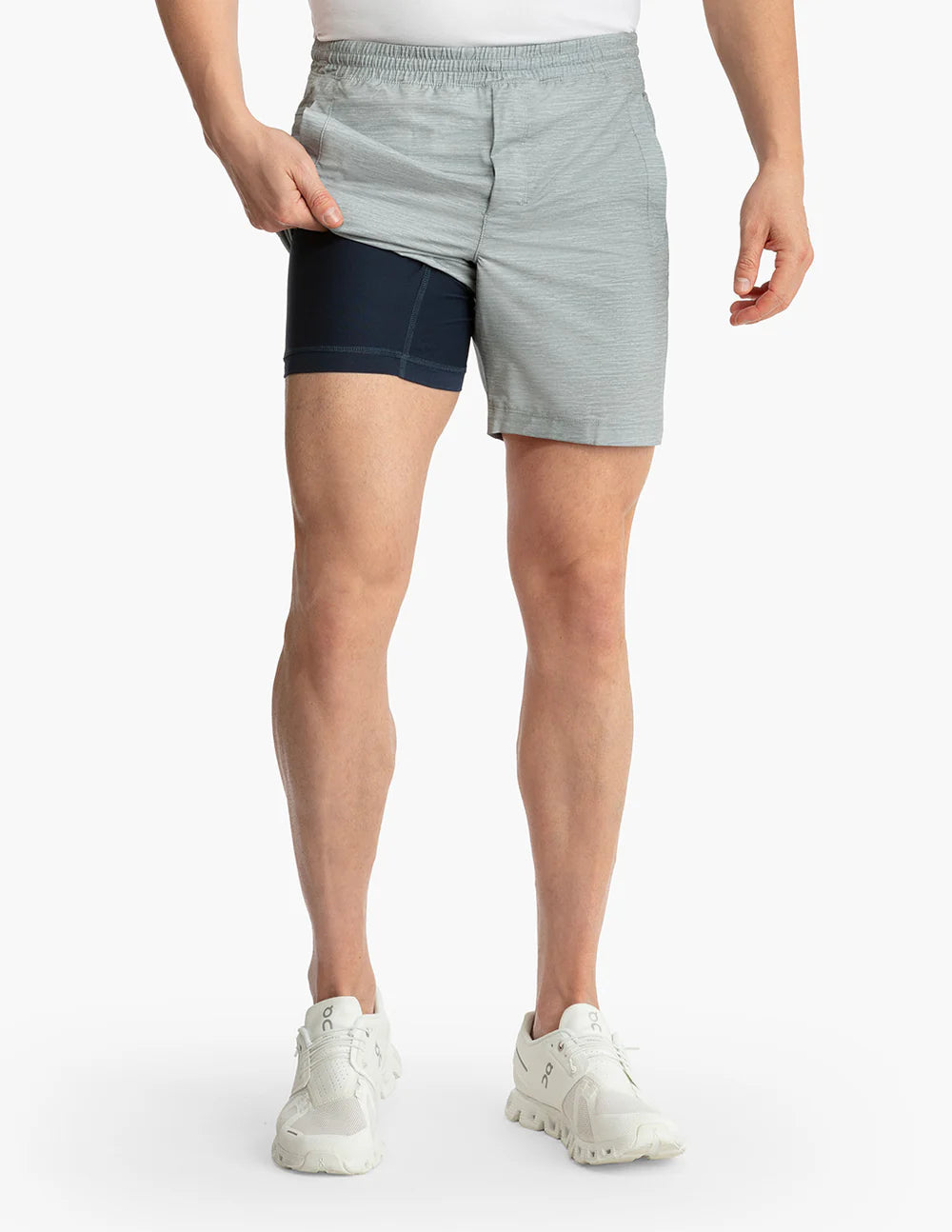 Birddogs Gym Shorts - Grey Heather