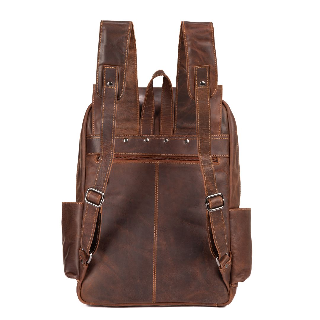 Leather Vintage Backpack Scott - Sandal