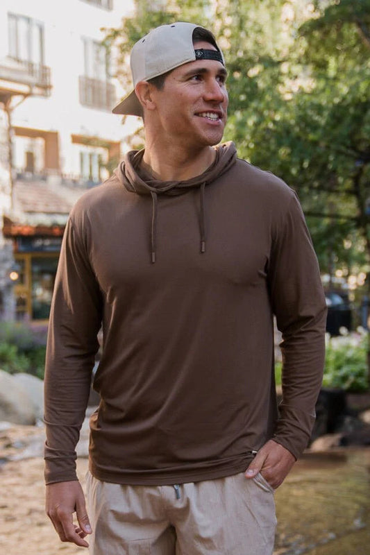 Performance Hoodie - Brown