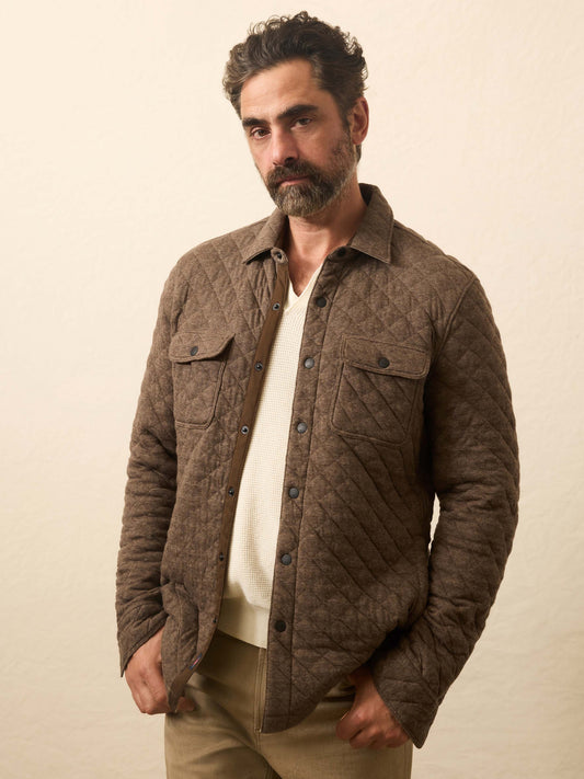 Faherty Epic Quilted Fleece CPO - Mountain Branch